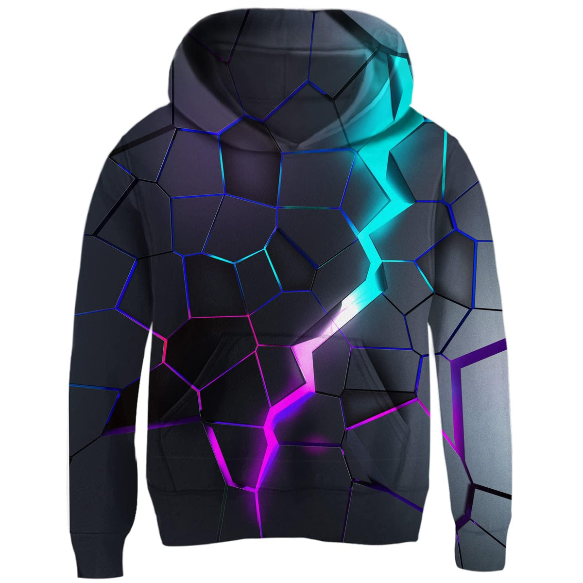 Idgreatim Boys Girls Hoodies Kids 3D Graphic Hooded Sweatshirts size 6-16