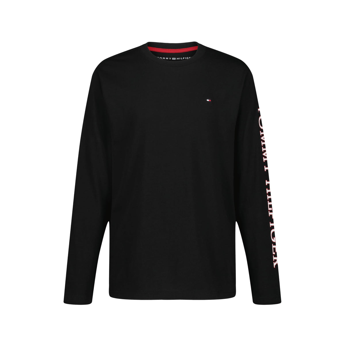 Tommy Hilfiger Boys' Long Sleeve Crew Neck T-Shirt