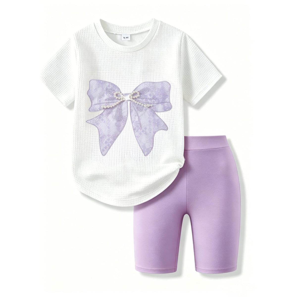 Size 7-14 Girls Summer Clothes 2 Piece Casual Short Sleeve T-Shirt & Short Set Teen Girls Summer Vacation Outfits