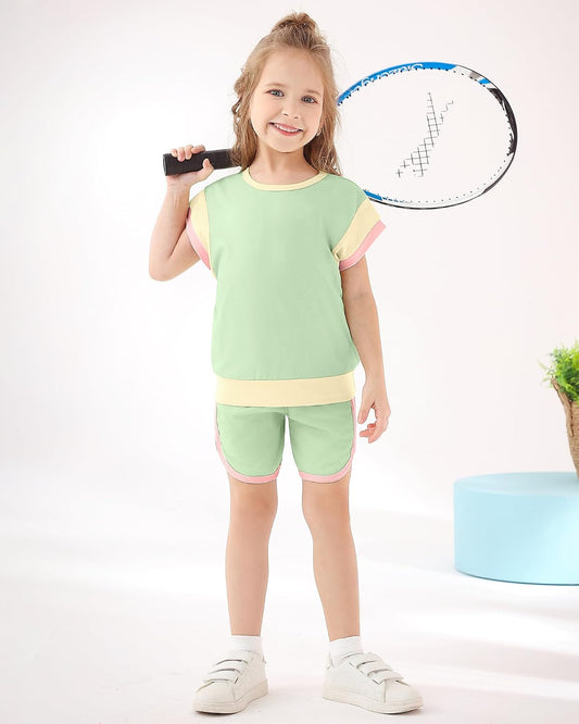 SANMIO Toddler Girl Clothes Summer Girls Outfits 2 Piece Clothing Set