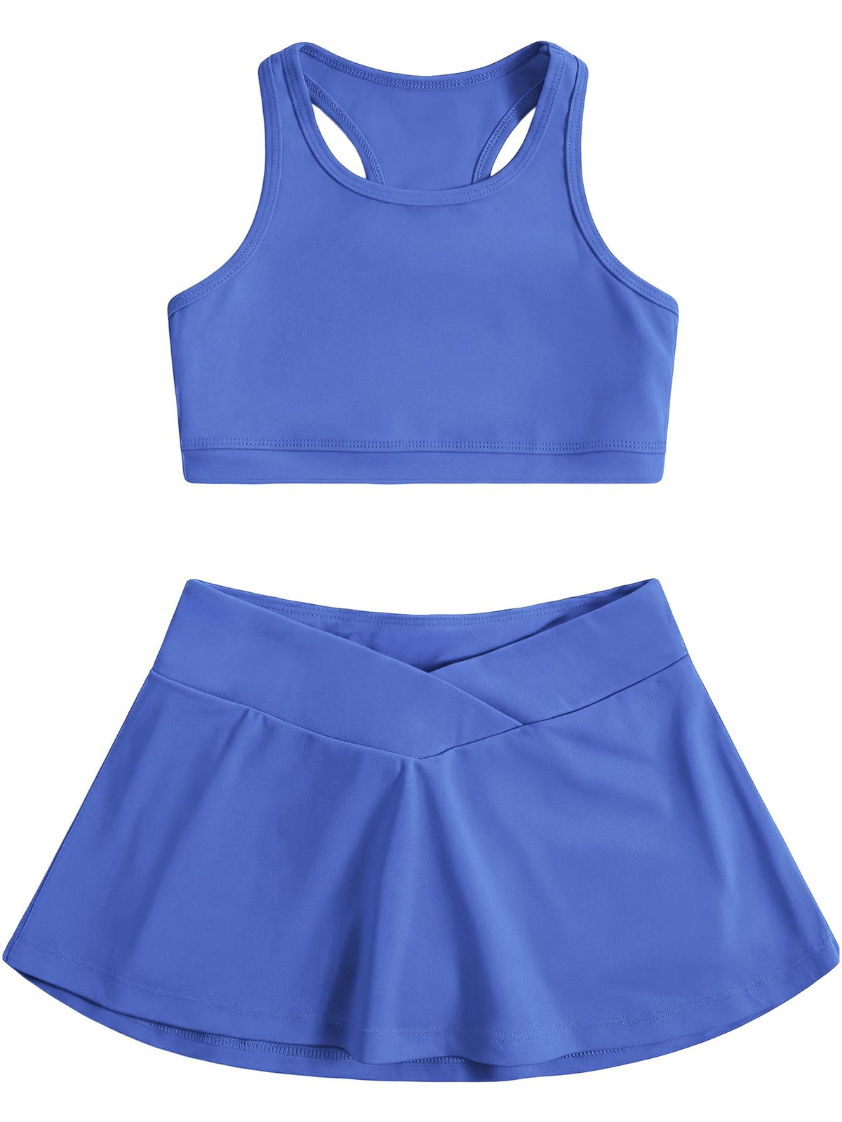 SOLY HUX Toddler Girl's 2 Piece Workout Set Top and Skorts Athletic Outfits