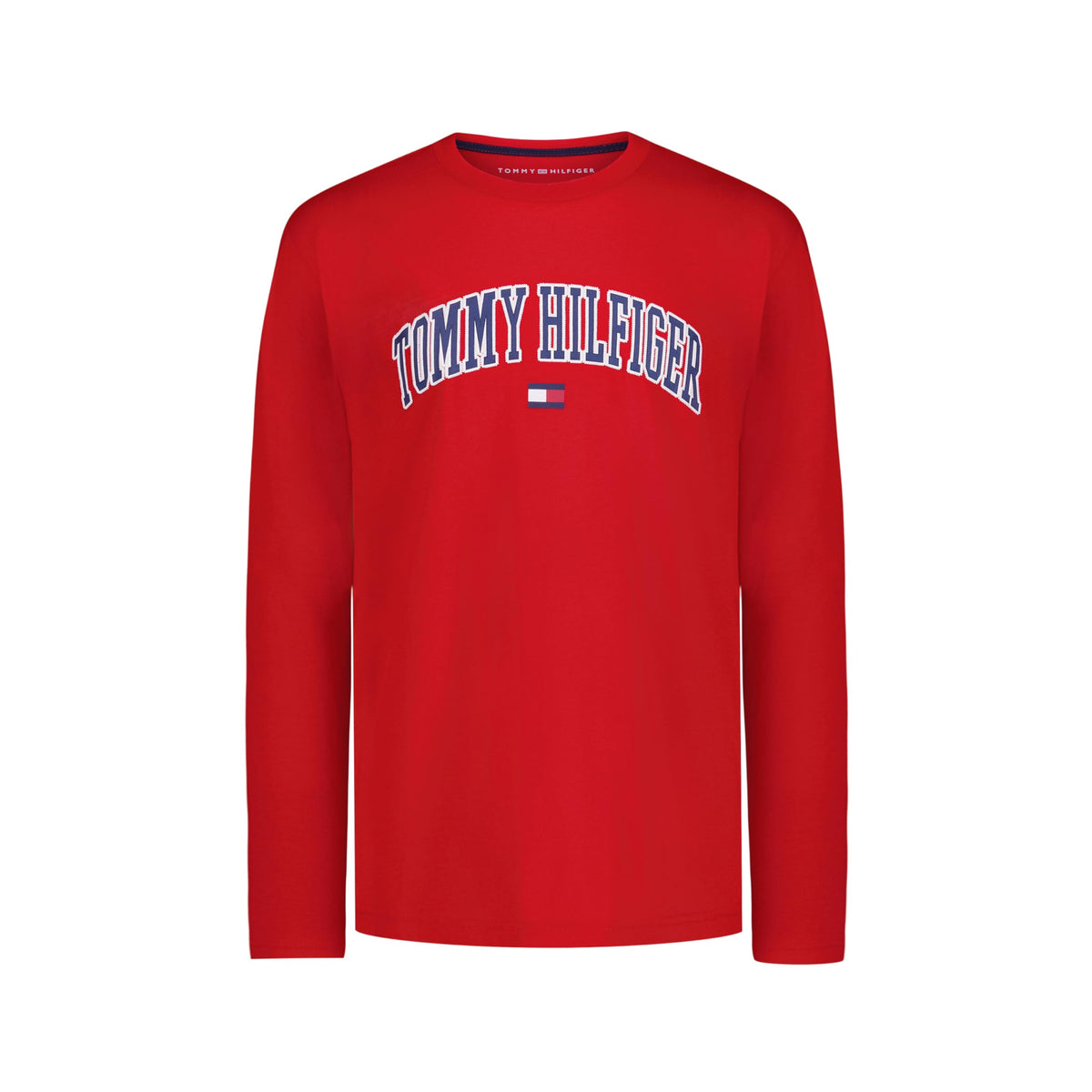 Tommy Hilfiger Boys' Long Sleeve Crew Neck T-Shirt