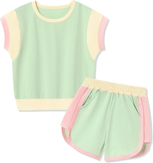 SANMIO Toddler Girl Clothes Summer Girls Outfits 2 Piece Clothing Set