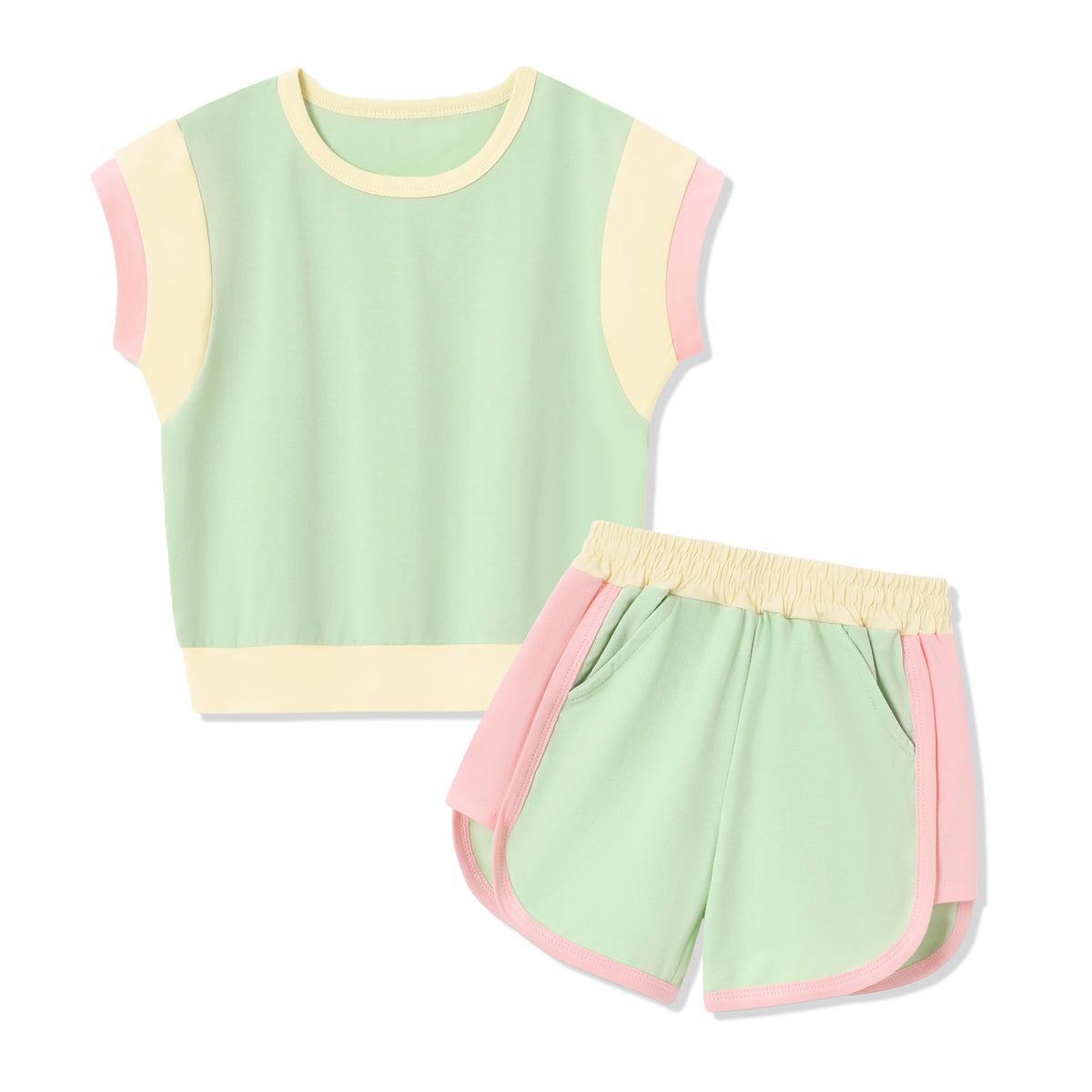 SANMIO Toddler Girl Clothes Summer Girls Outfits 2 Piece Clothing Set