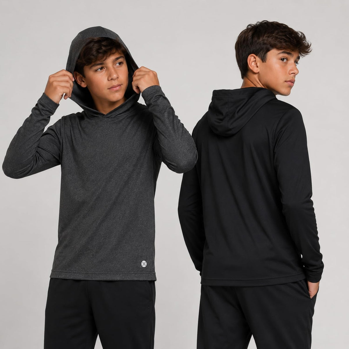 RBX Boys 3-Pack Lightweight Pullover Hoodies, Long Sleeve Sweatshirts, 4-20