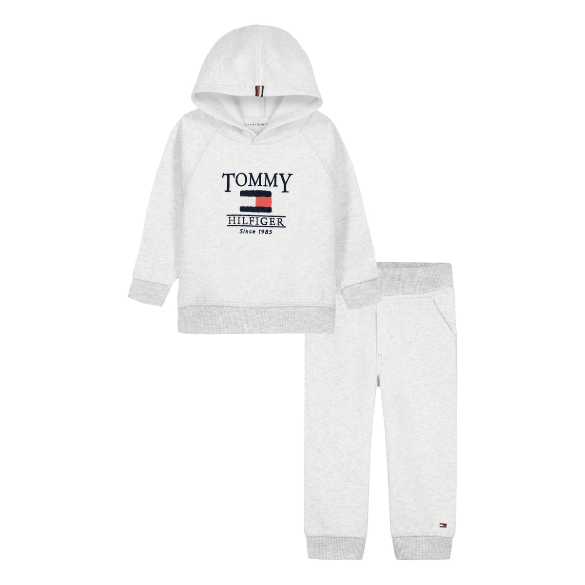Tommy Hilfiger Boys' Sweatpant Set, 2-Piece Fleece Sweatshirt and Joggers