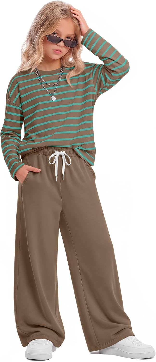 Girls 2 Piece Outfits Oversized Matching Set