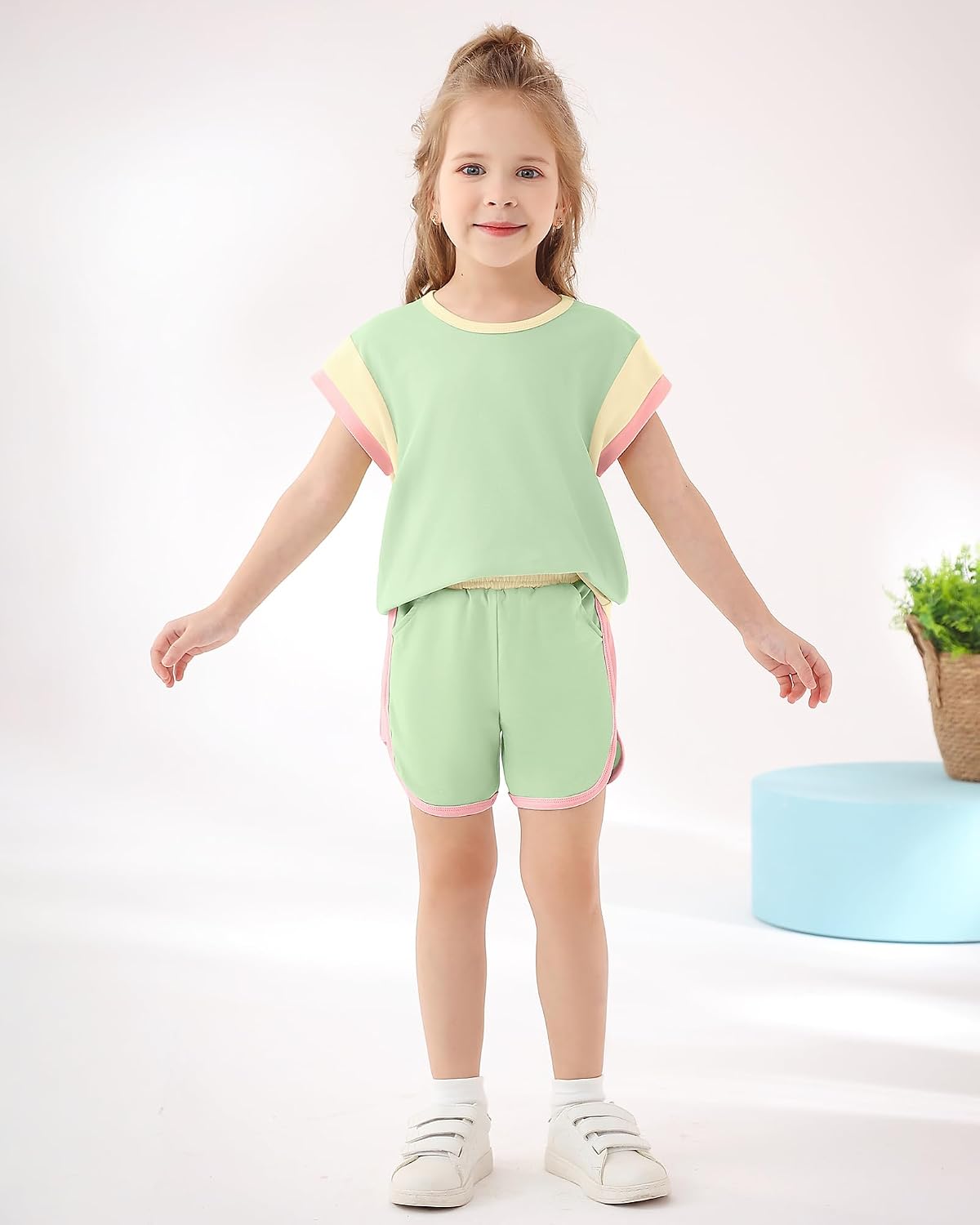 SANMIO Toddler Girl Clothes Summer Girls Outfits 2 Piece Clothing Set