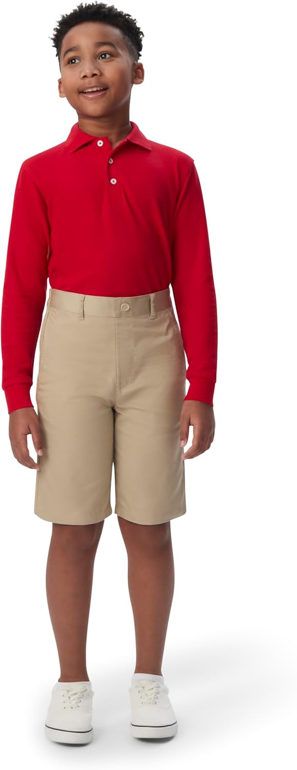 French Toast Boys Pull-on Twill Shorts School Uniform for Kids