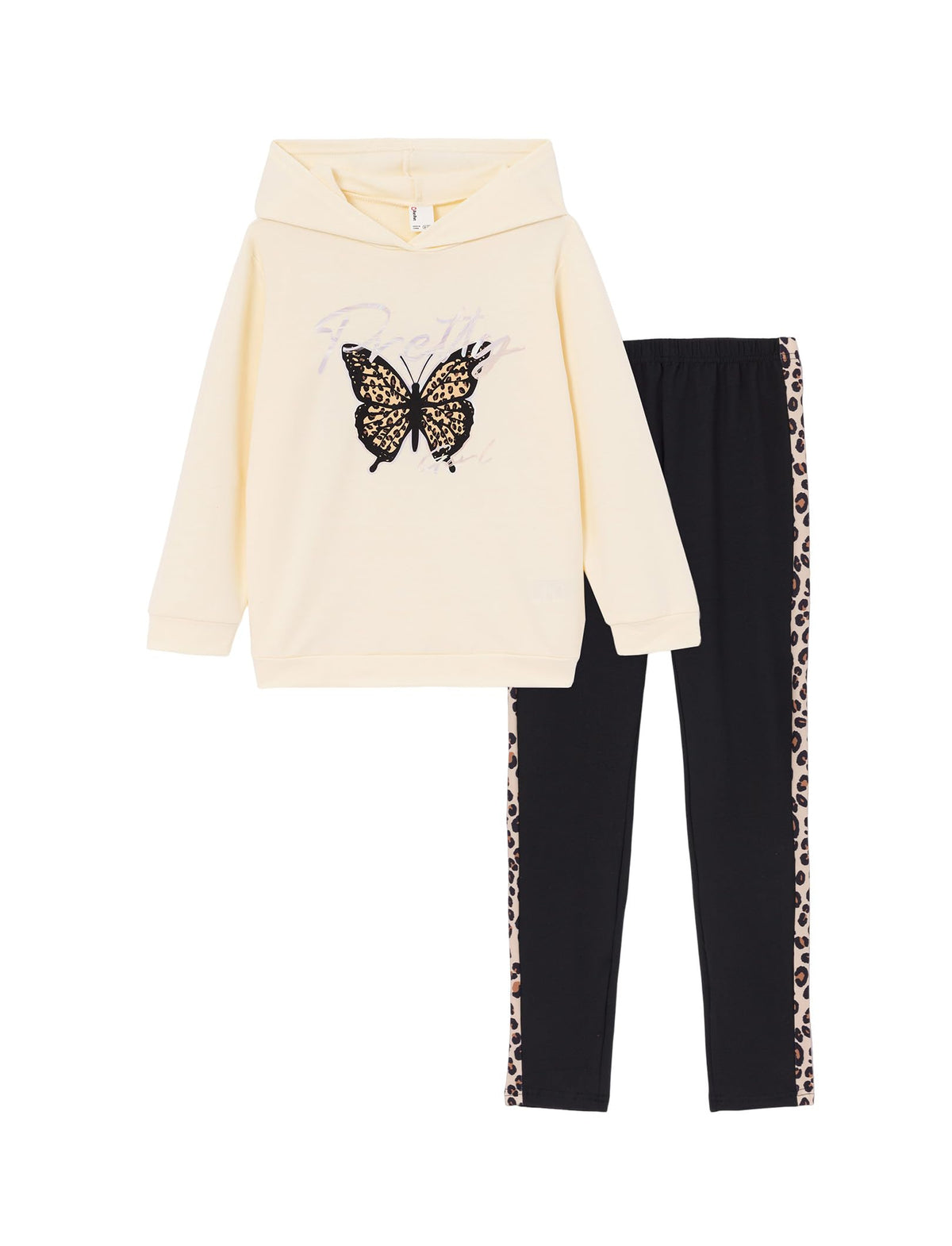 PATPAT Girls Hooded Sweatshirt Leggings Set 2 Piece Fall Outfit 4-12Y