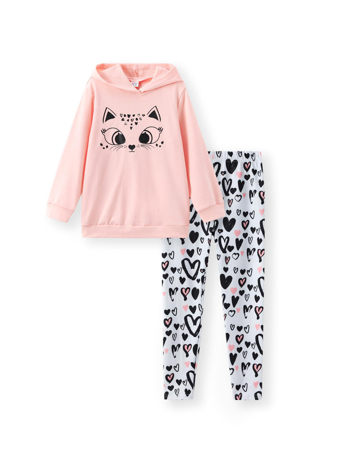 PATPAT Girls Hooded Sweatshirt Leggings Set 2 Piece Fall Outfit 4-12Y
