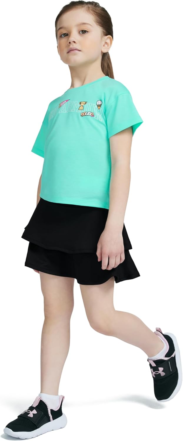 Under Armour Girl's 2-piece Short Sleeve Tee and Skort Set