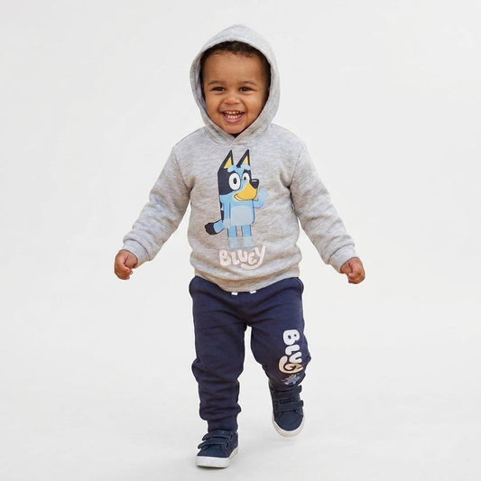 Bluey Fleece Pullover Hoodie and Pants Outfit Set Toddler to Little Kid Sizes (2T - 7-8)