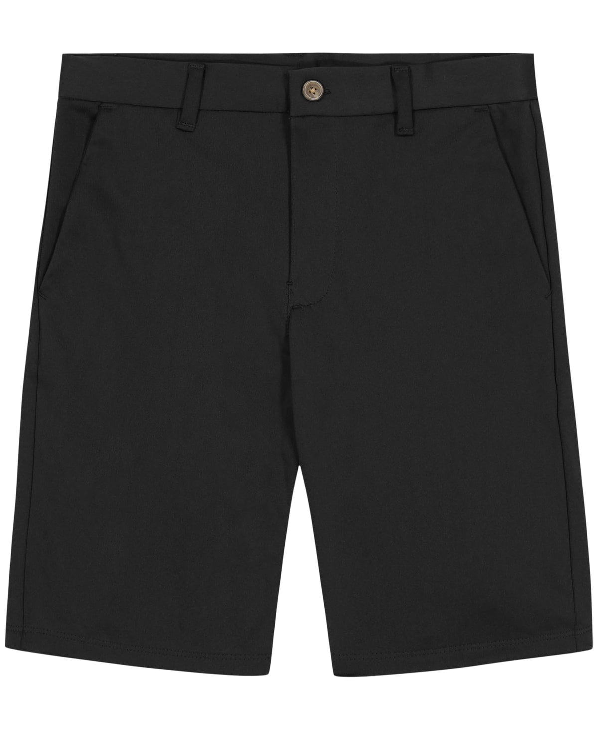 Nautica Boys' School Uniform Performance Khaki Shorts, Moisture Wicking