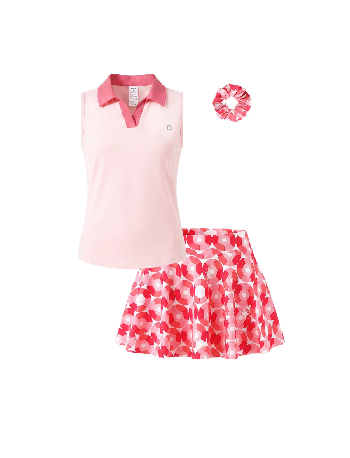 PATPAT Girls Skirt Athletic Sets Summer Outfits with Hair Ties 3-13 Years