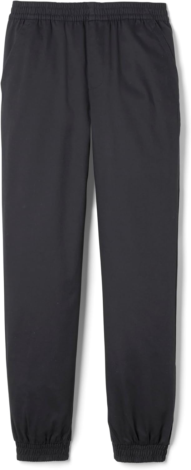French Toast Boys' Pull-on Twill Jogger-Style Pants