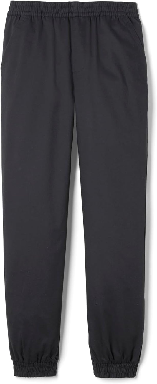 French Toast Boys' Pull-on Twill Jogger-Style Pants