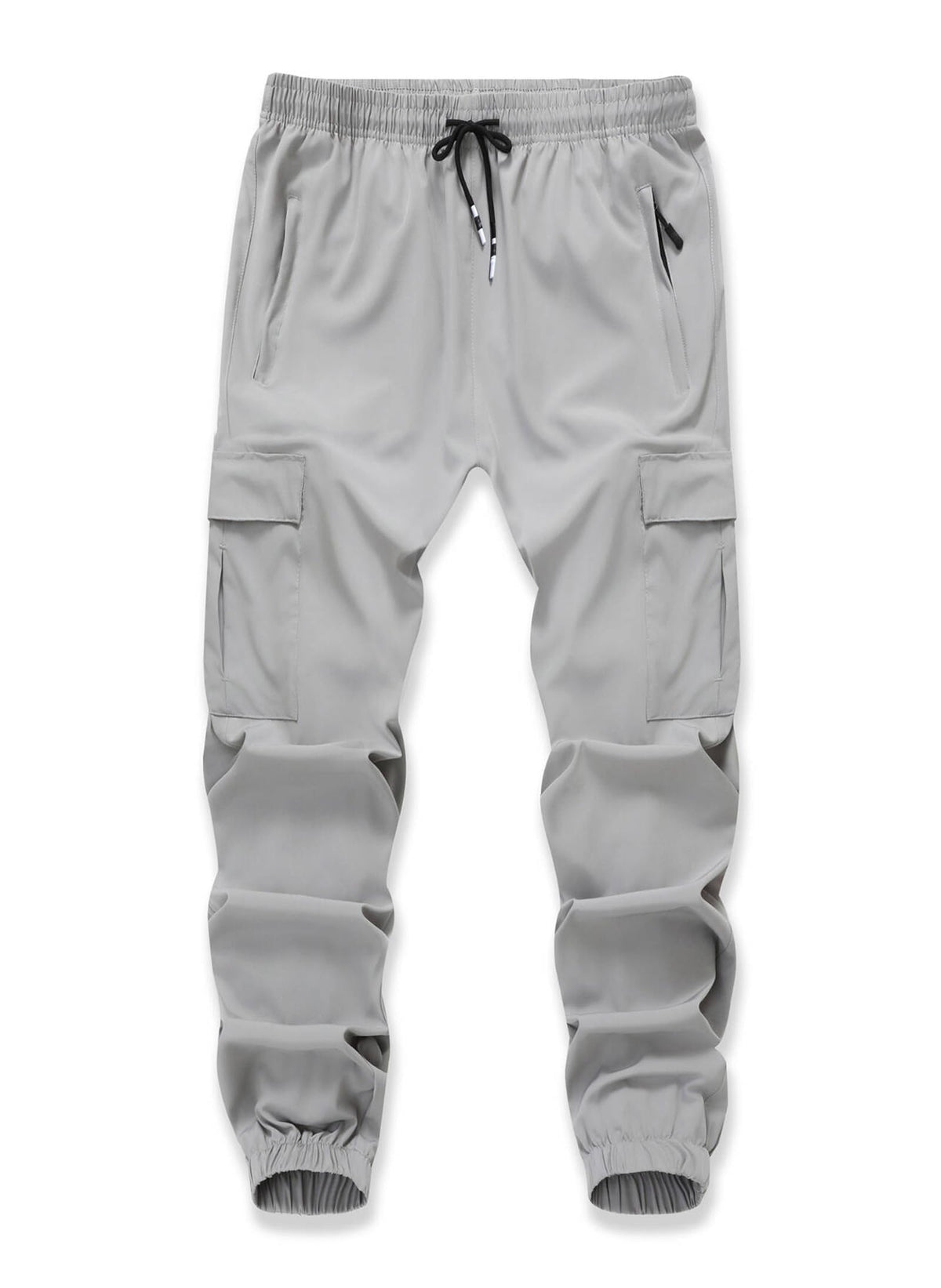 Boy's Cargo Joggers Pants Youth Quick Dry Hiking Lightweight Pants for Sports Outdoor with Zipper Pockets