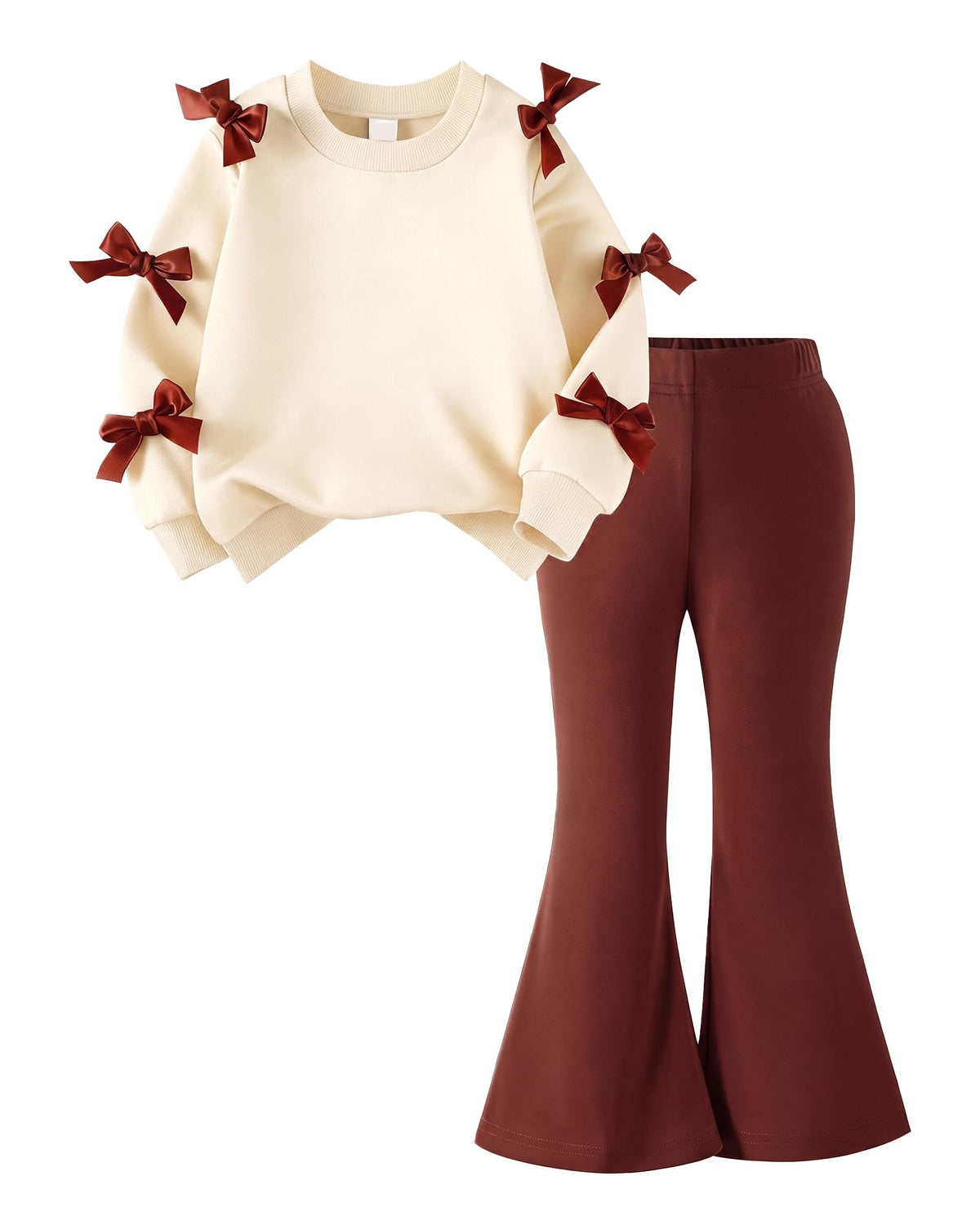 Girls 2 Piece Outfits Sweatshirt + Pants Clothes Set 6-14 Years