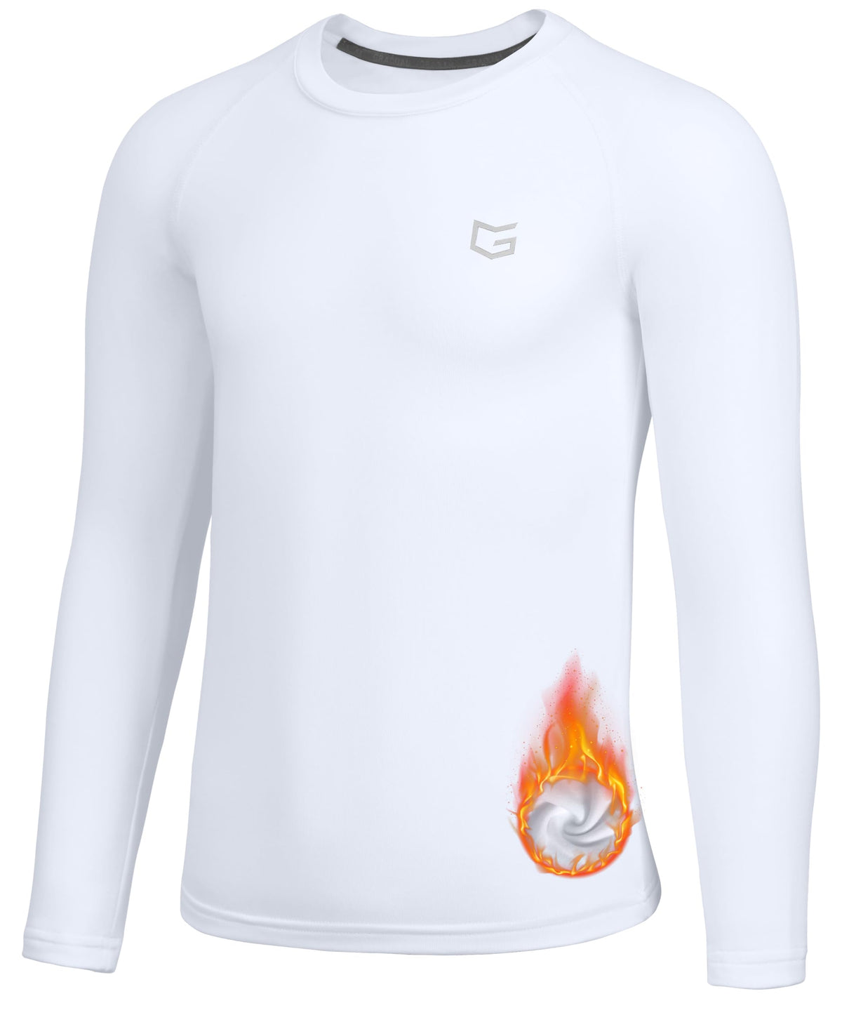 G Gradual Youth Boys Compression Thermal Shirt Long Sleeve