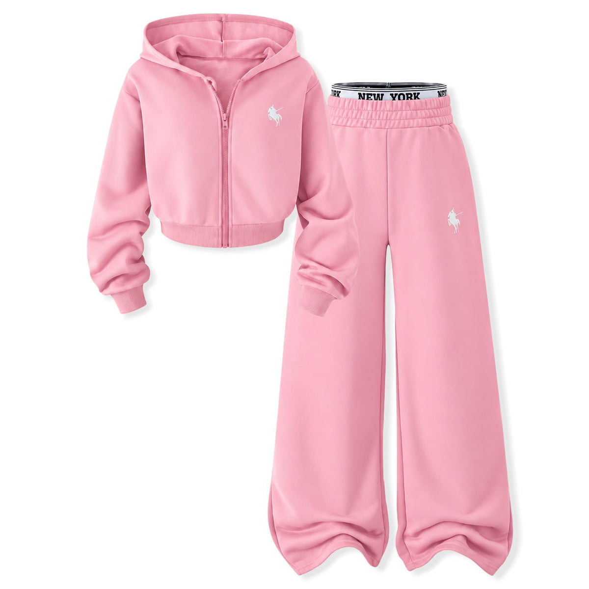 Girls 2 Piece Outfit Tween Girls Fashion Clothes Set Long Sleeve + Comfortable Pants Outfits 9-16 Years
