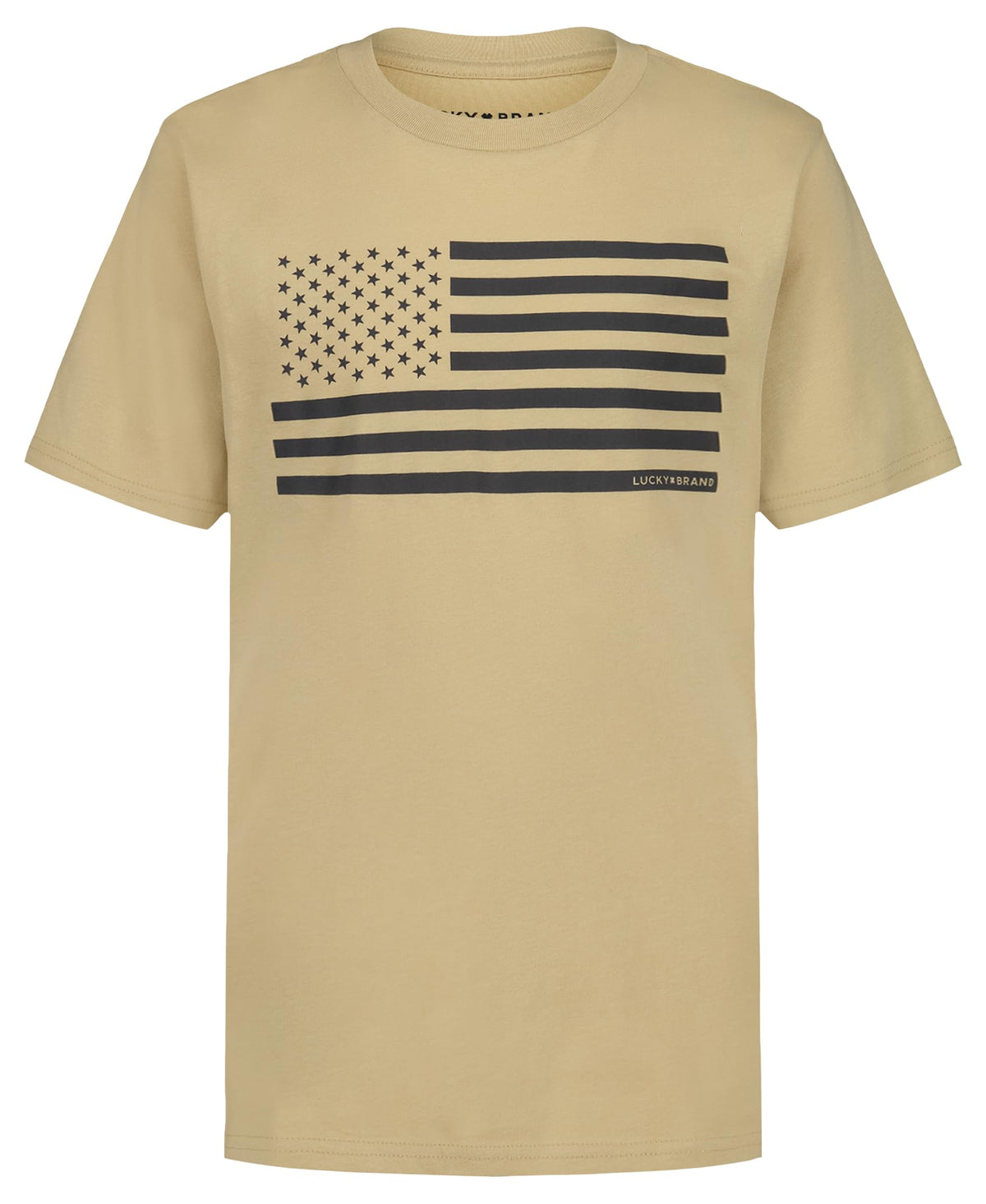 Lucky Brand Boys' Short Sleeve Graphic Crew Neck T-Shirt, Soft, Comfortable, Relaxed Fit
