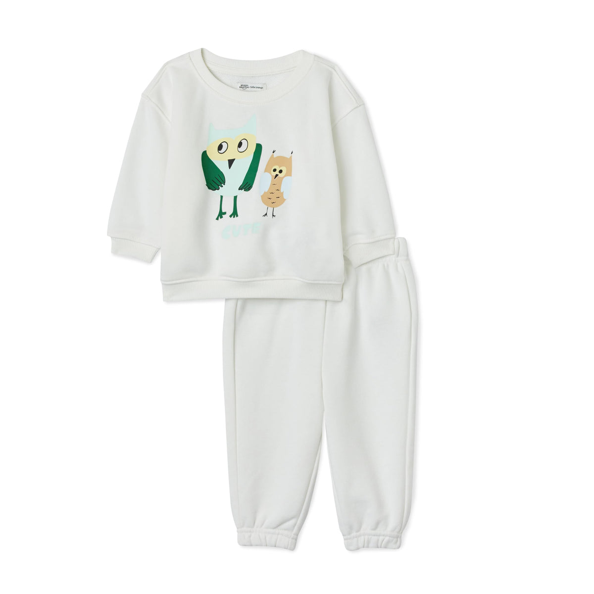 Amazon Essentials x Sofia Grainge Unisex Toddlers and Babies' Sweatshirt & Sweatpant Set