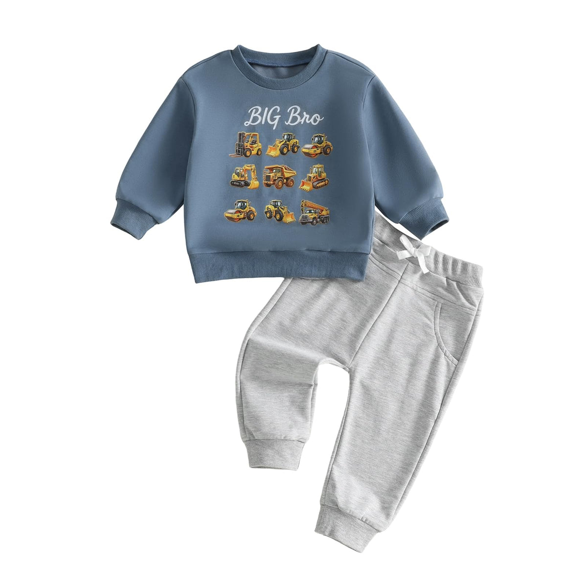 Toddler Boy Clothes Baby Kids Truck Fall Winter Outfit Sweatshirt Pants Set