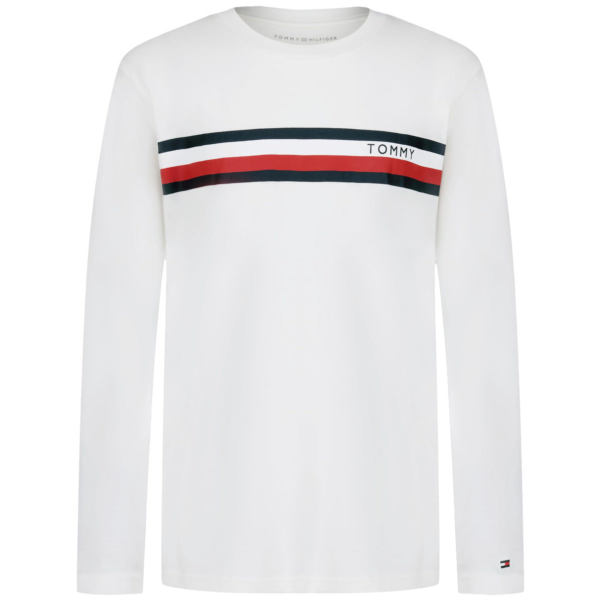 Tommy Hilfiger Boys' Long Sleeve Crew Neck T-Shirt