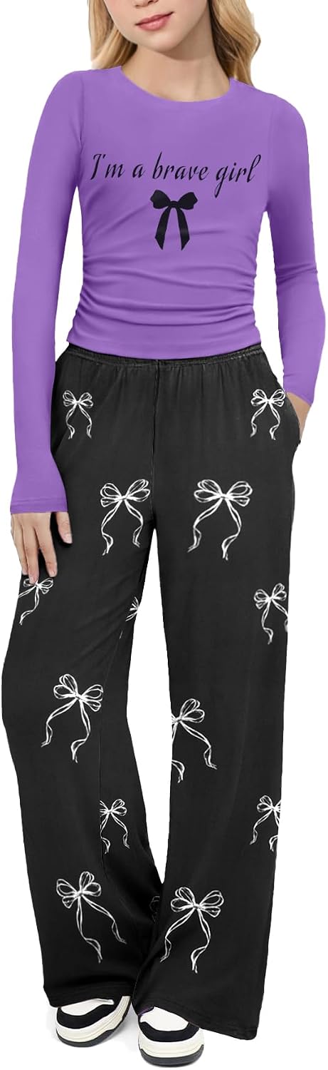 Arshiner Girls 2 Piece Set Fall Outfits Lounge Sets