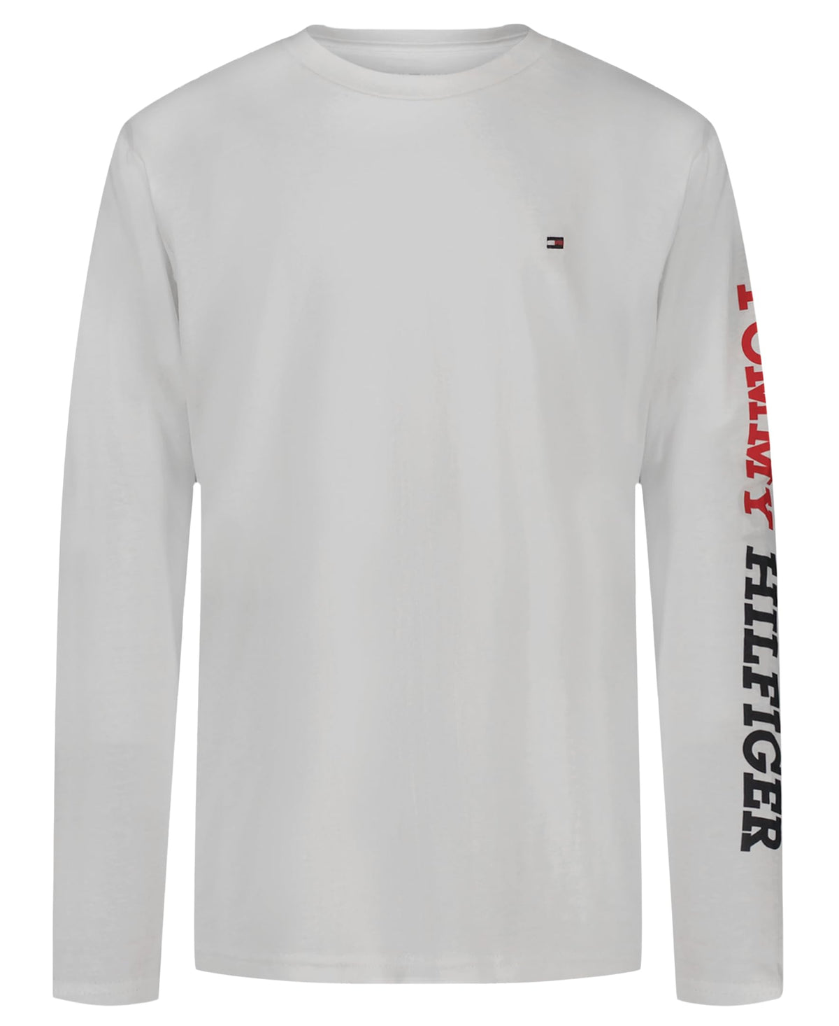 Tommy Hilfiger Boys' Long Sleeve Crew Neck T-Shirt