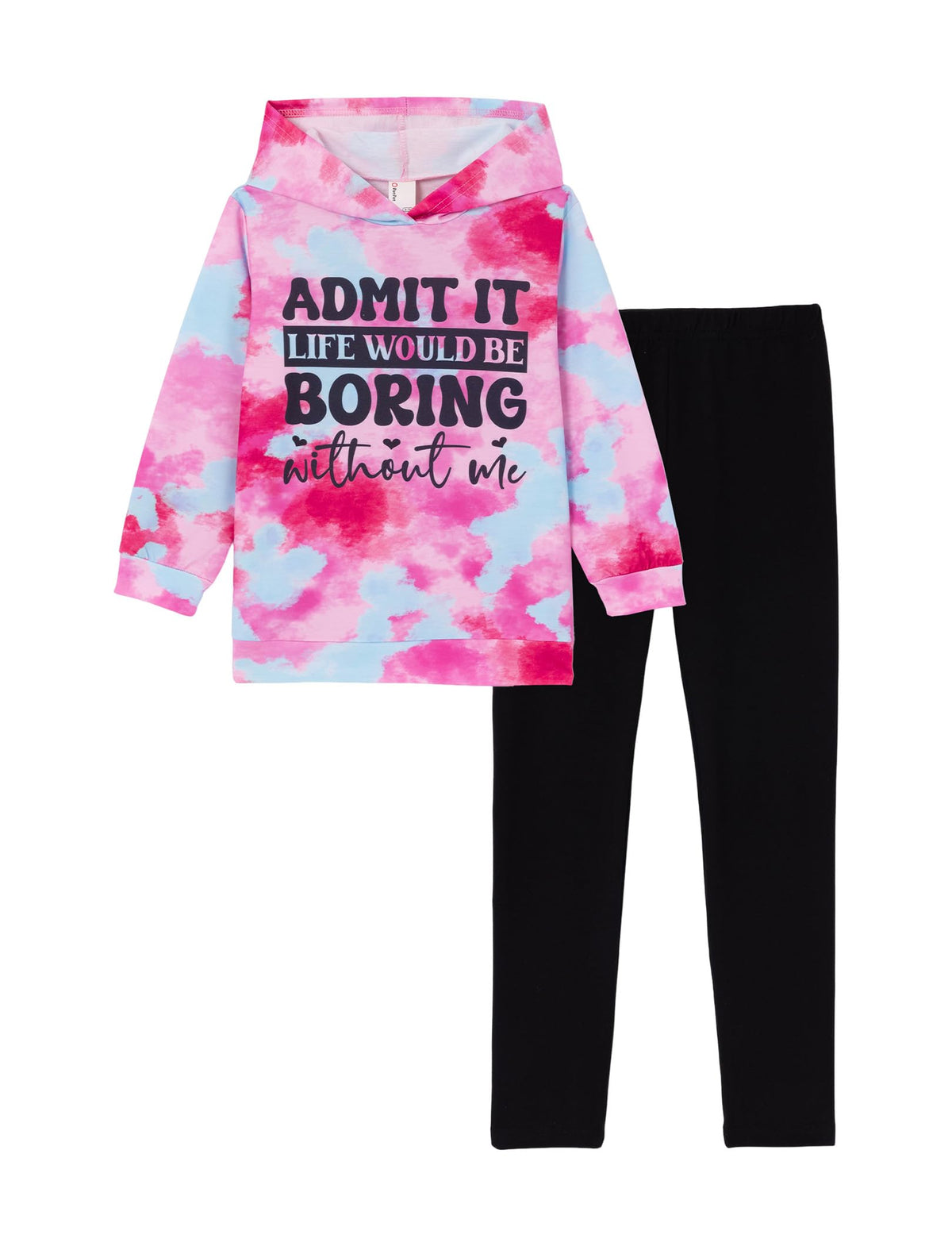 PATPAT Girls Hooded Sweatshirt Leggings Set 2 Piece Fall Outfit 4-12Y
