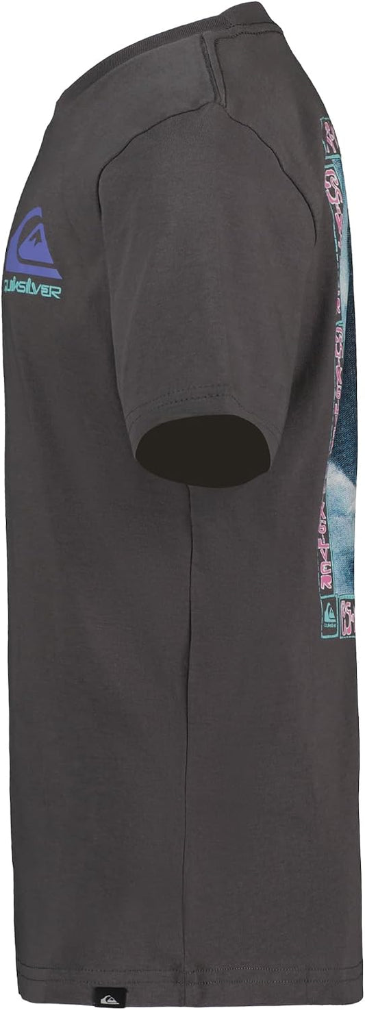 Quiksilver Boys' Short Sleeve Regular Fit Logo Graphic T-Shirt