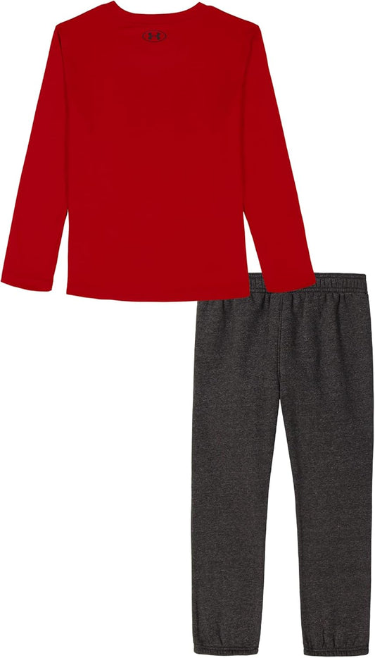 Under Armour Boys' 2-piece Long Sleeve Graphic T-Shirt and Joggers Set