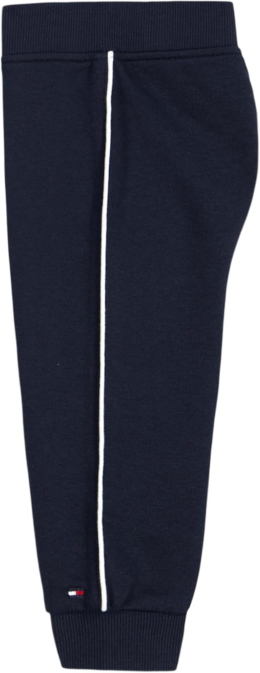 Tommy Hilfiger Boys' Sweatpant Set, 2-Piece Fleece Sweatshirt and Joggers