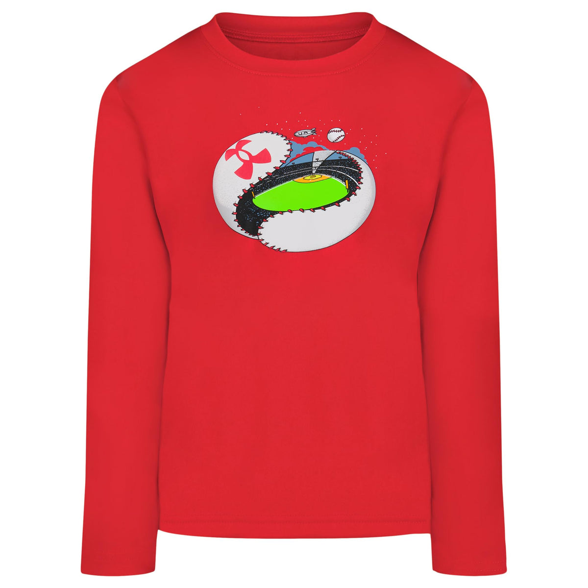Under Armour Boys' Long Sleeve Logo Graphic T-Shirt, Relaxed Fit