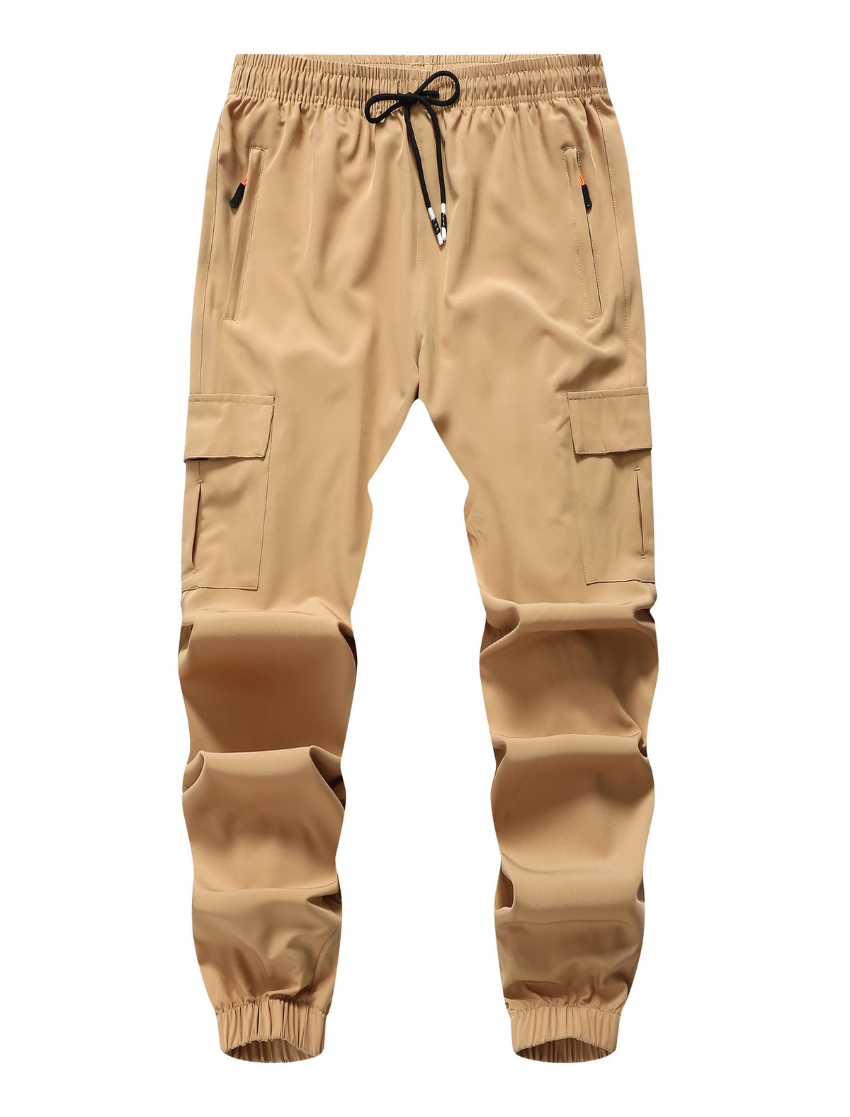 Boy's Cargo Joggers Pants Youth Quick Dry Hiking Lightweight Pants for Sports Outdoor with Zipper Pockets