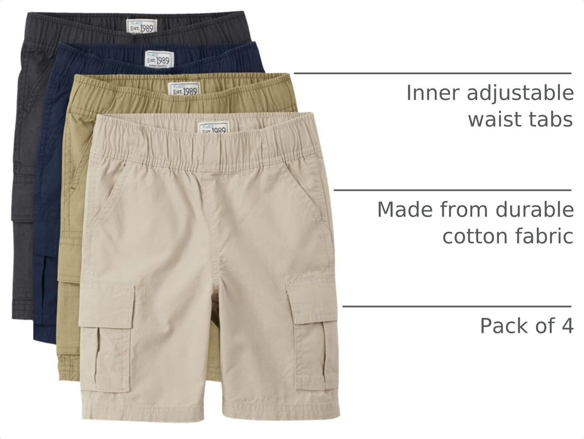 The Children's Place Boys' Essential Cargo Shorts