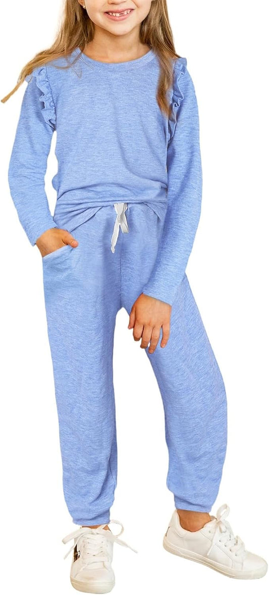 blibean Girls Fall Clothes Sets Fashion 2 Piece Outfits Size 4-13 Years