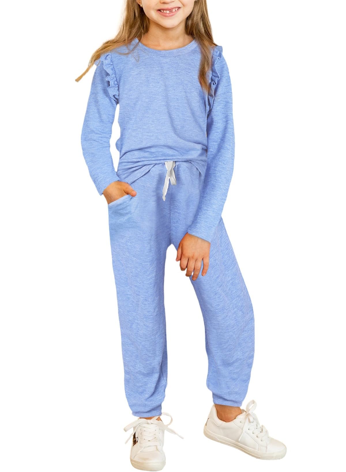 blibean Girls Fall Clothes Sets Fashion 2 Piece Outfits Size 4-13 Years