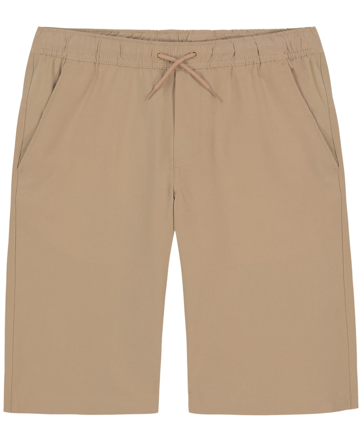 Nautica Boys' School Uniform Performance Khaki Shorts, Moisture Wicking