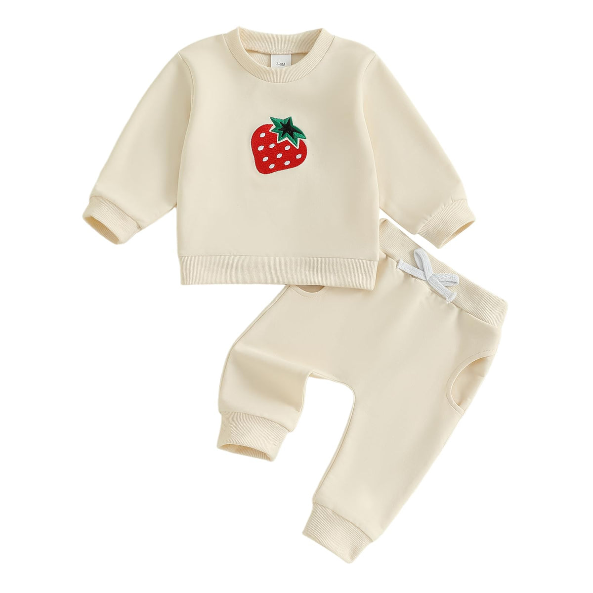 Amnnchya Toddler Clothes For Baby Girls Cute Strawberry Long Sleeve Sweatshirt Pants Girls Warm Fall Winter Outfits Set