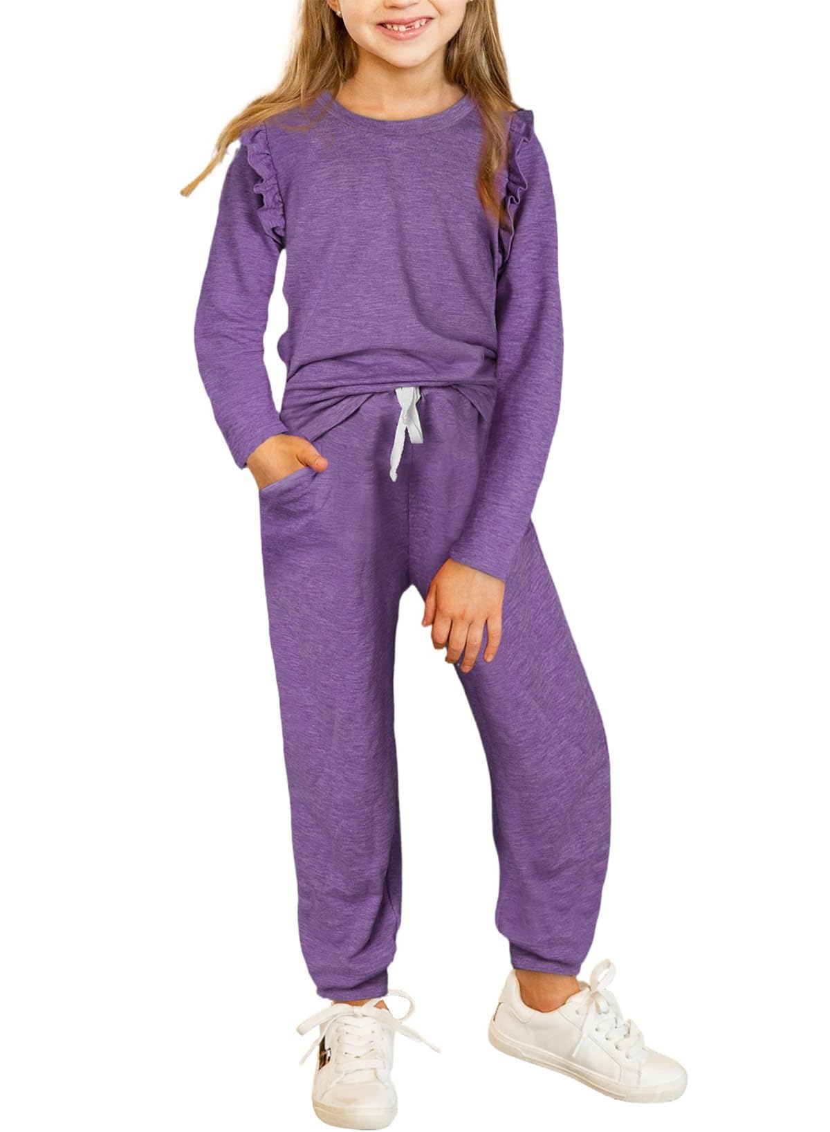 blibean Girls Fall Clothes Sets Fashion 2 Piece Outfits Size 4-13 Years