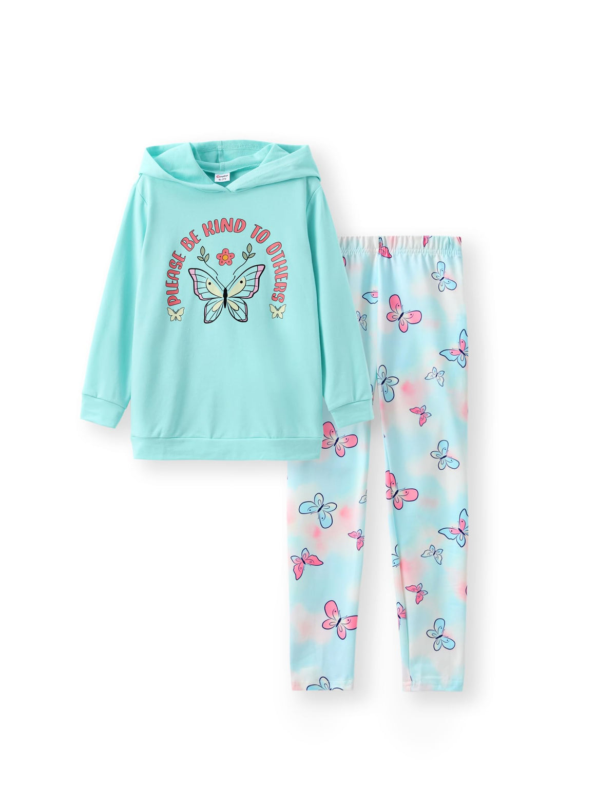 PATPAT Girls Hooded Sweatshirt Leggings Set 2 Piece Fall Outfit 4-12Y