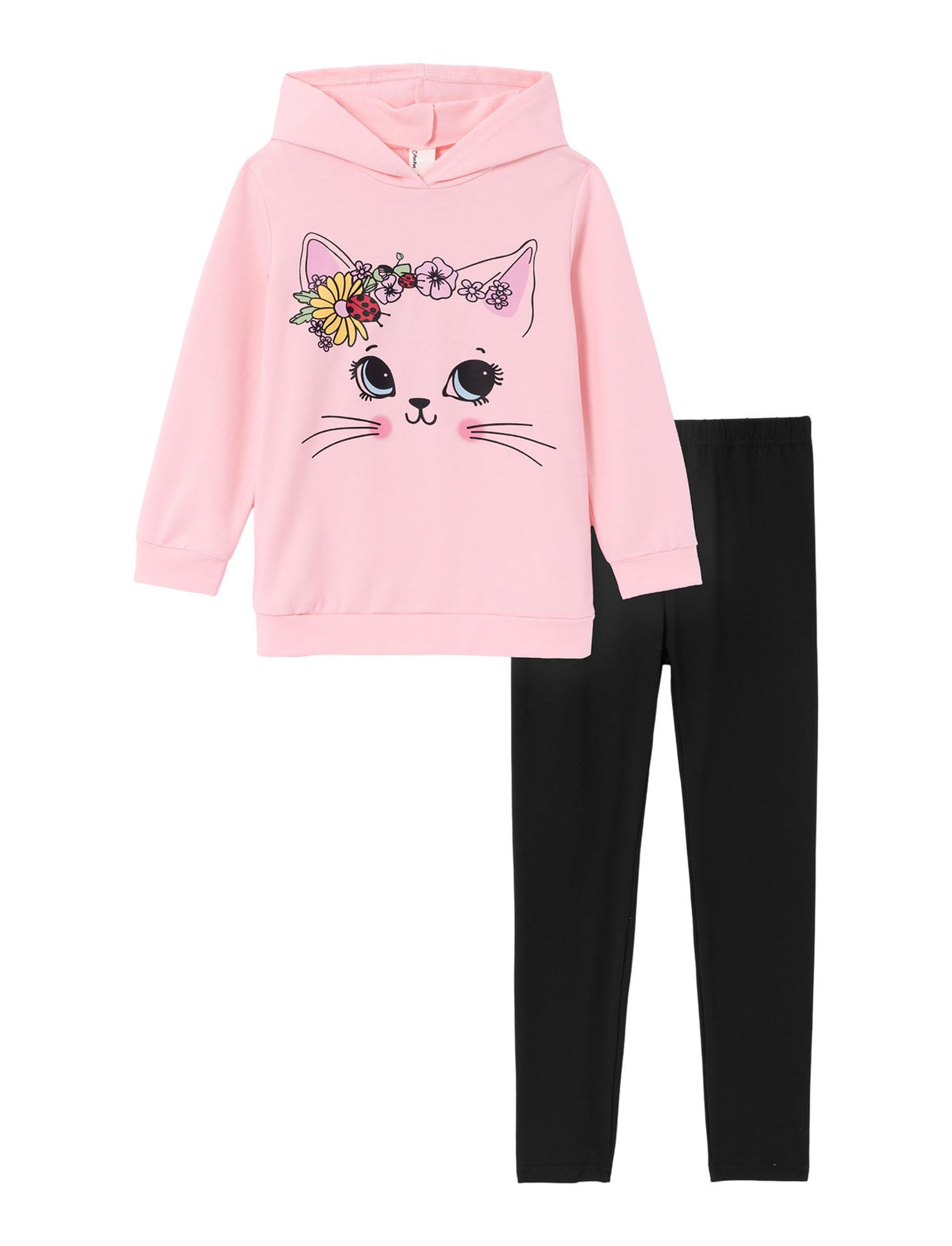 PATPAT Girls Hooded Sweatshirt Leggings Set 2 Piece Fall Outfit 4-12Y