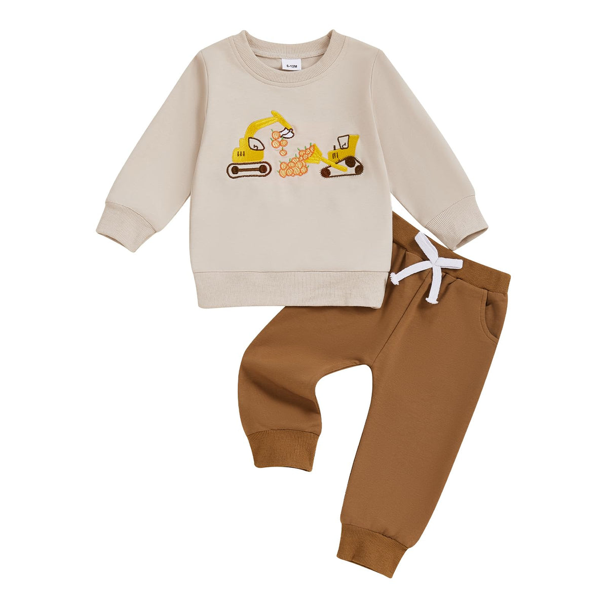 Toddler Boy Clothes Baby Kids Truck Fall Winter Outfit Sweatshirt Pants Set