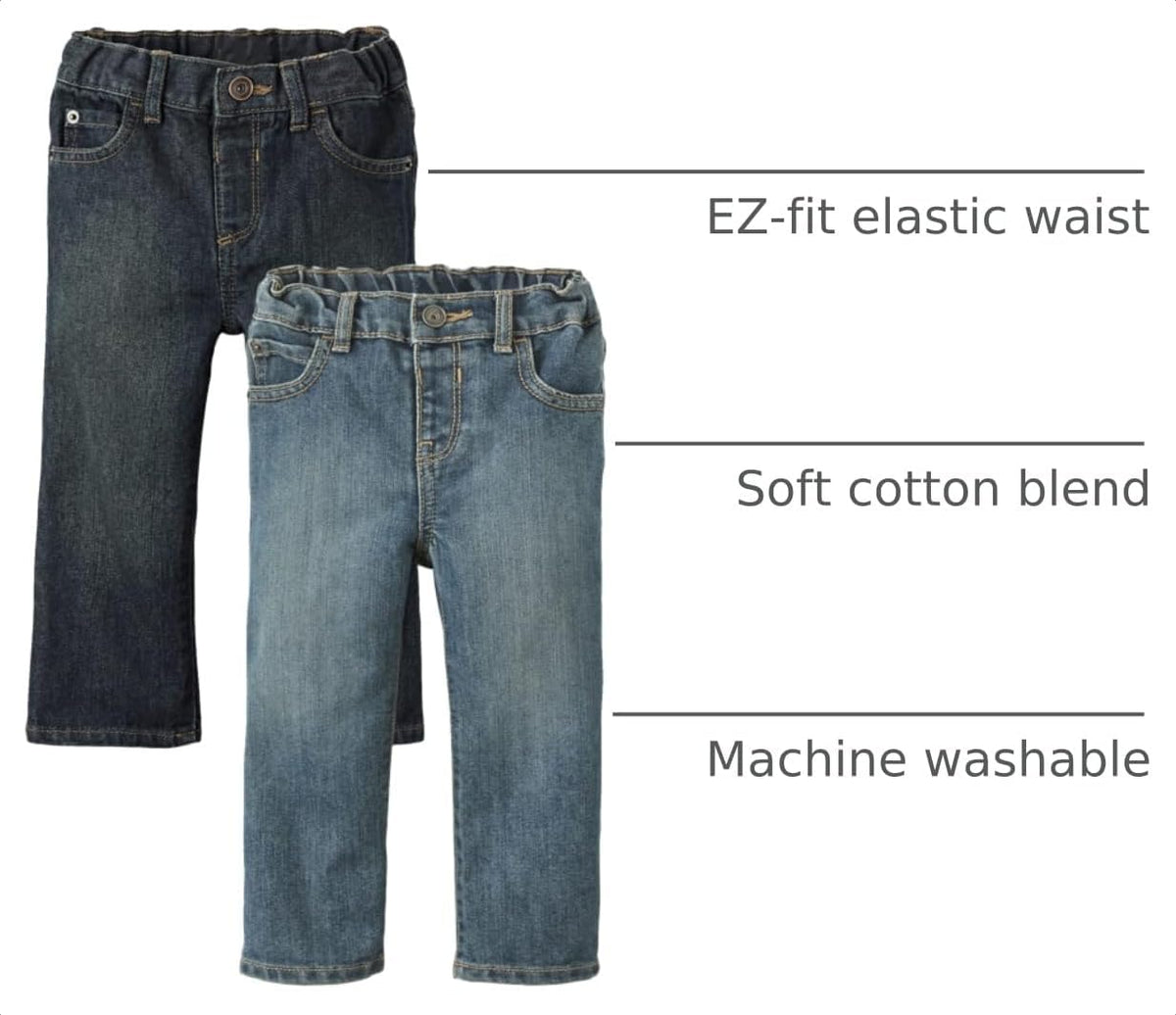 The Children's Place Baby Boys' and Toddler Bootcut Jeans