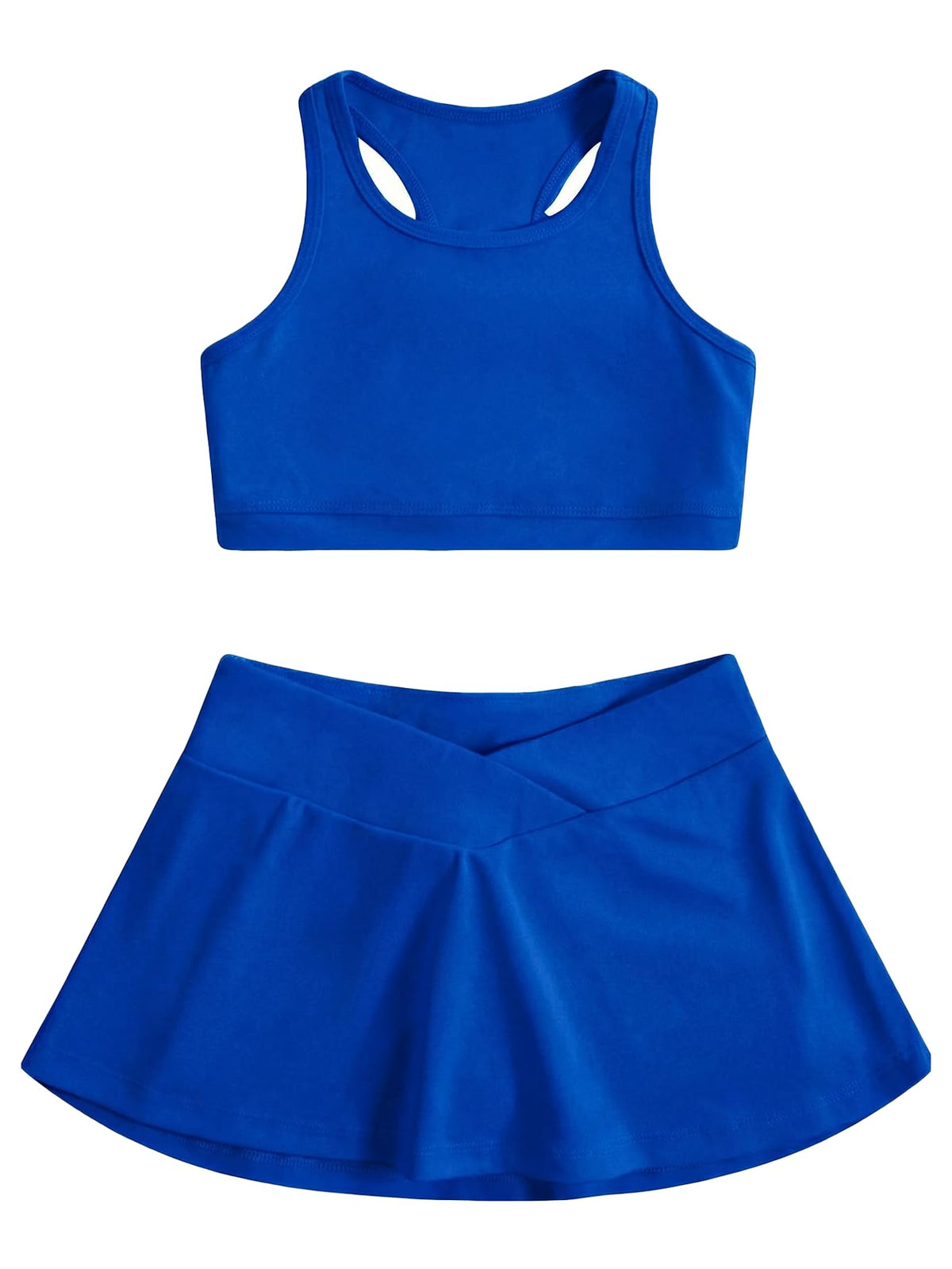 SOLY HUX Toddler Girl's 2 Piece Workout Set Top and Skorts Athletic Outfits