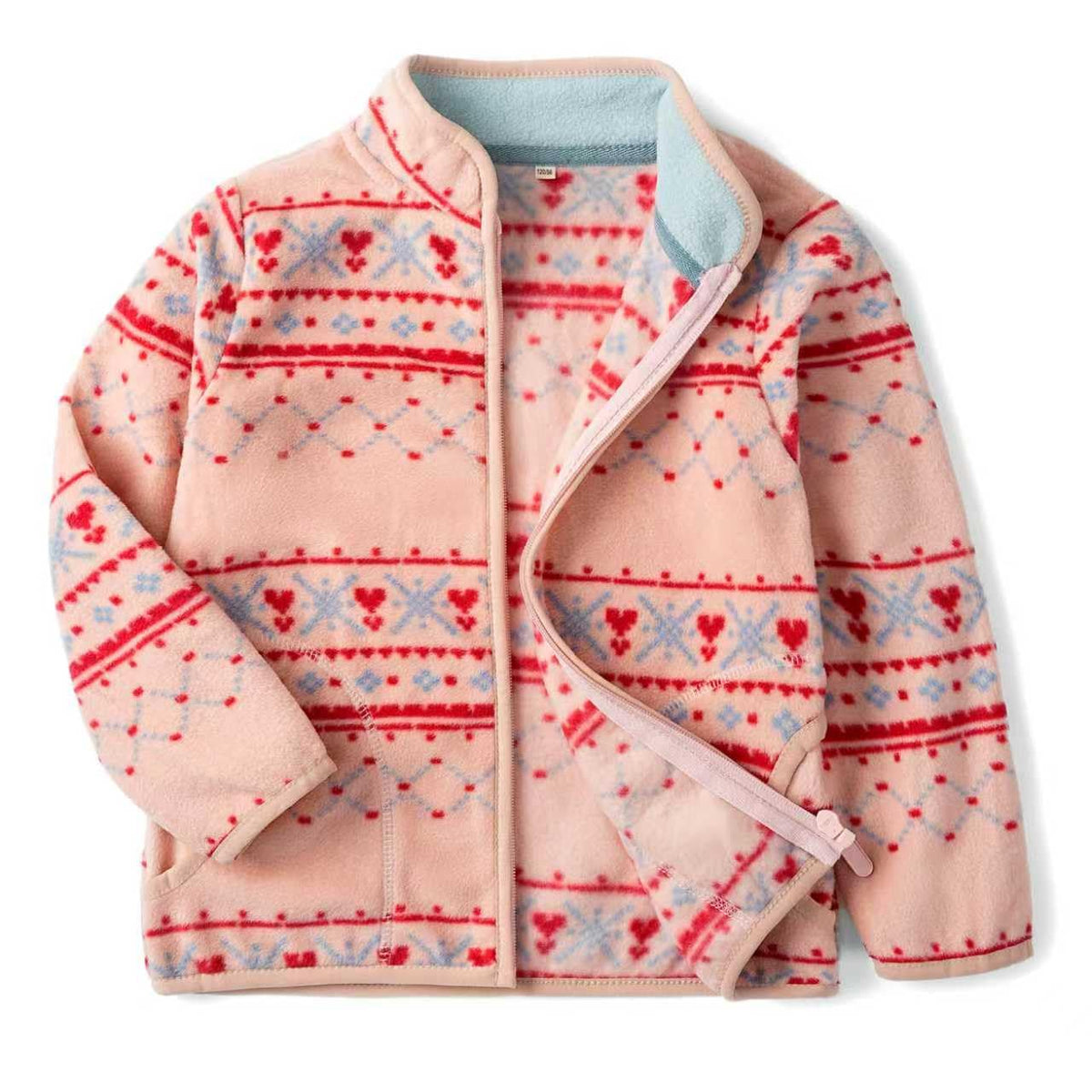 Toddler Boys Girls Fleece Jacket Lightweight Fall Spring 2-12 Years