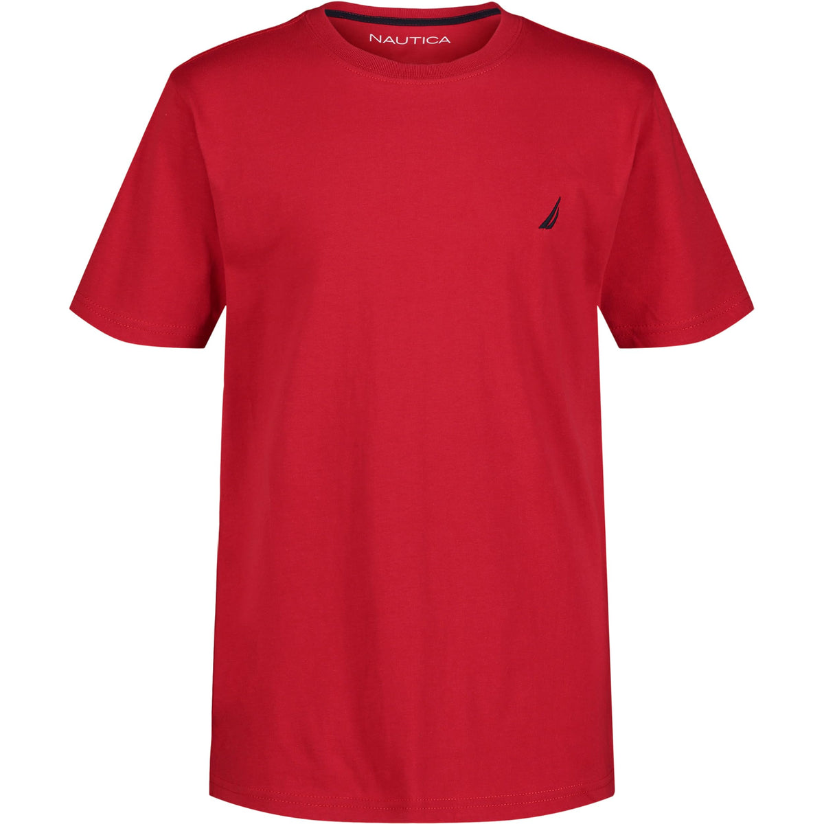 Nautica Boys' Short Sleeve Solid Crewneck T-Shirt